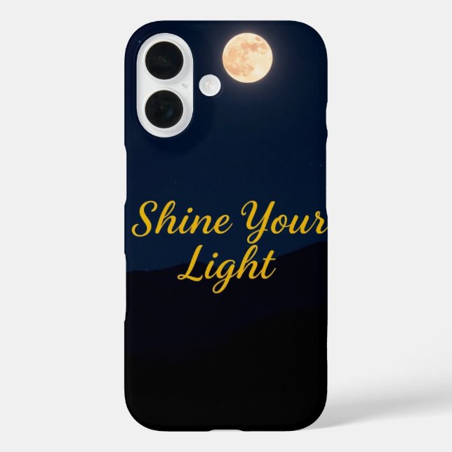 Funda iPhone 16 Brilla tu luz (Reverso )