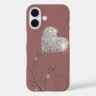 Funda iPhone 16 Brillante Romántico