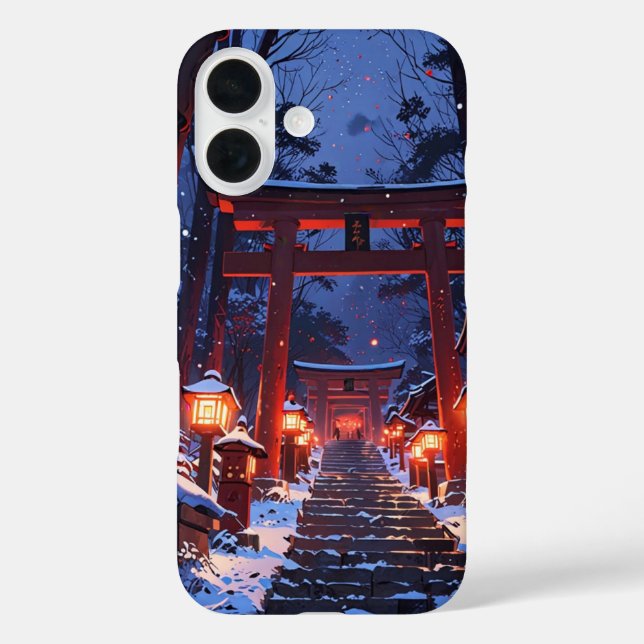 Funda iPhone 16 Brillo de invierno (Reverso )
