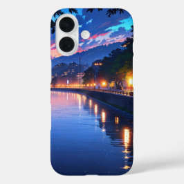 Funda iPhone 16 Brillo de luz del Crepúsculo