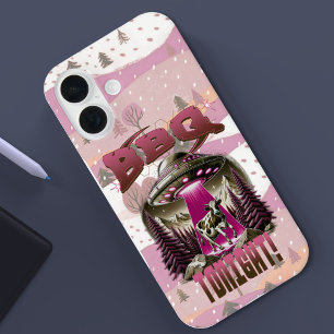 Funda iPhone 16 Broma de Abducción de Vaca a la Parrilla Alienígen