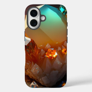 Funda iPhone 16 Brote irlandés Resumen Citrina Topaz Crystal