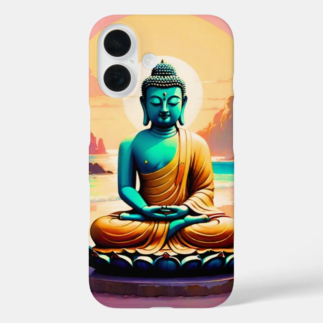 Funda iPhone 16 Buda - Las costas serenas de la Ilustración (Reverso )