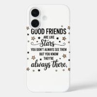 Buenos amigos son como estrellas Frase Inspiradora