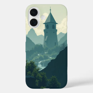 Funda iPhone 16 Buenos días, un paisaje pacífico