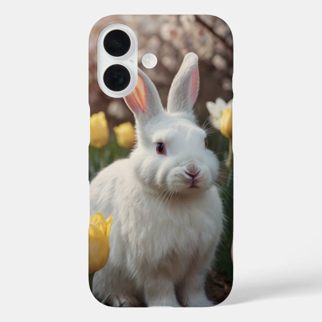 Funda iPhone 16 Bunny en Spring Garden (Reverso )