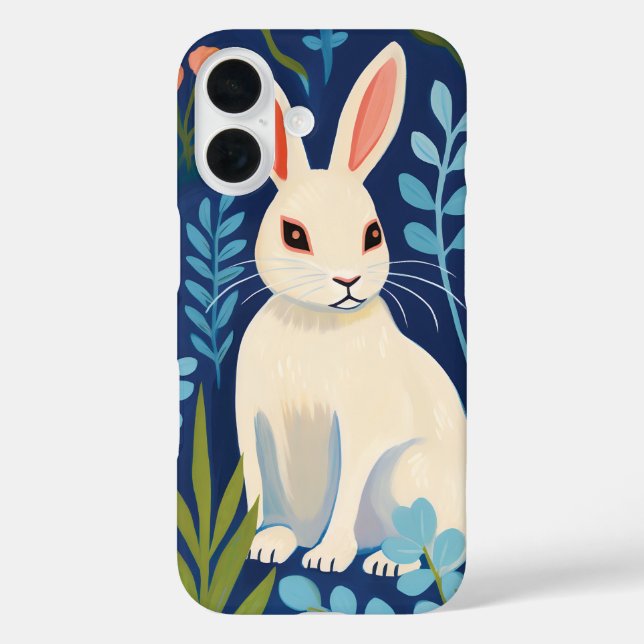 Funda iPhone 16 Bunny Floral (Reverso )