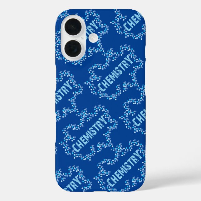 Funda iPhone 16 Burbujas de química (Reverso )