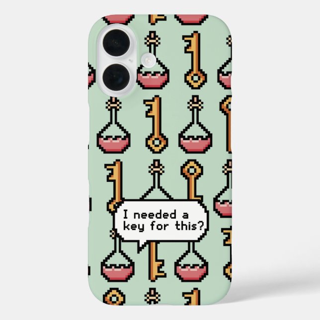 Funda iPhone 16 Búsqueda de píxeles - clave y posición (Reverso )