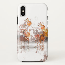 Funda iPhone 16 Caballos salvajes MANOS SALVAJES