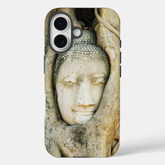 Funda iPhone 16 Cabeza de Buda en el Árbol de Fig .. Ayutthaya, Ta (Reverso )