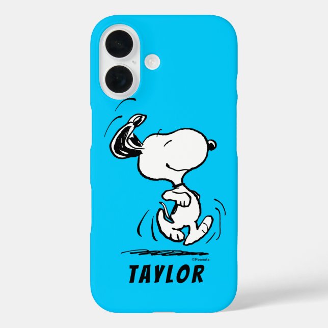 Funda iPhone 16 Cacahuetes | Baile Snoopy Happy (Reverso )
