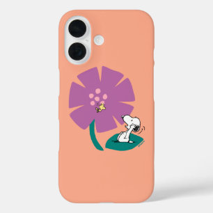 Funda iPhone 16 Cacahuetes   Ilustración de la naturaleza Flor mor
