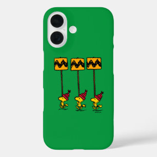 Funda iPhone 16 Cacahuetes   Marcha del Rótulo Woodstock & Friends