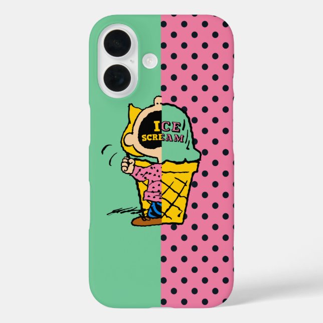 Funda iPhone 16 Cacahuetes | Media y media del Helado Sally (Reverso )