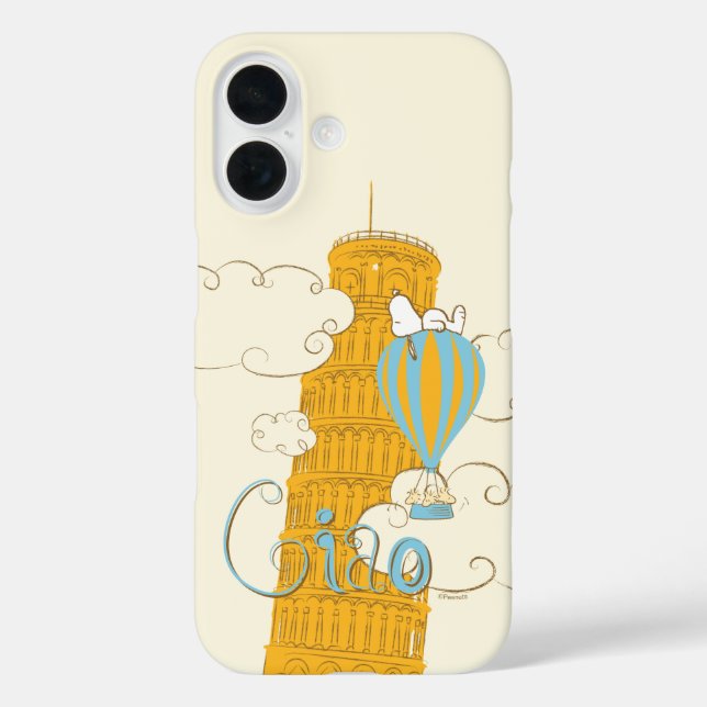 Funda iPhone 16 Cacahuetes | Snoopy & Woodstock Ciao (Reverso )