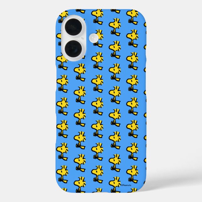 Funda iPhone 16 Cacahuetes | Woodstock mirando hacia adelante (Reverso )