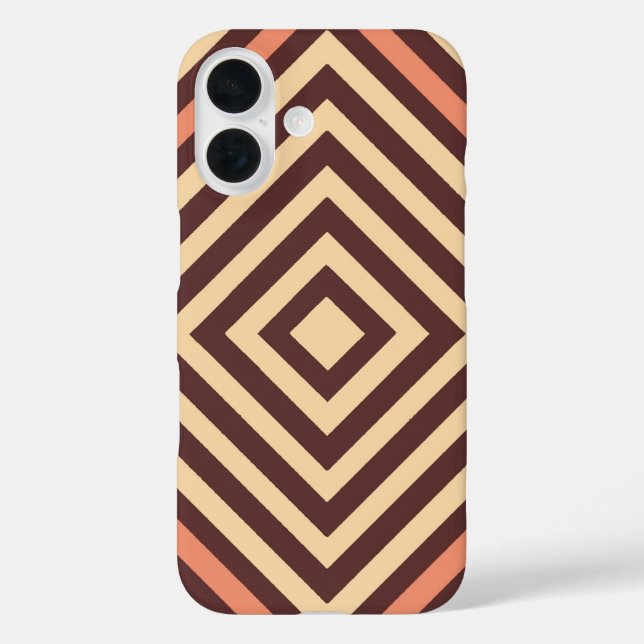 Funda iPhone 16 Café y crema (Reverso )
