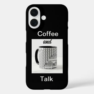 Funda iPhone 16 Café Y Habla Negro