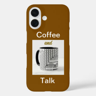 Funda iPhone 16 Café Y Talk Brown