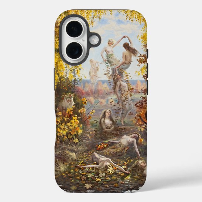 Funda iPhone 16 Caída deja estuche para iPhone retro (Reverso )