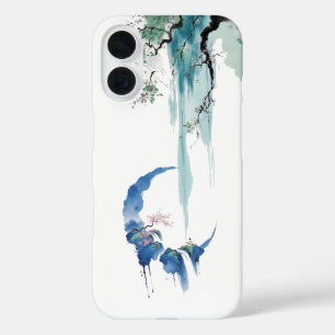 Funda iPhone 16 "Caídas iluminadas por luna"