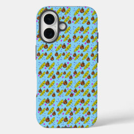 Funda iPhone 16 Calabaza y Plátano