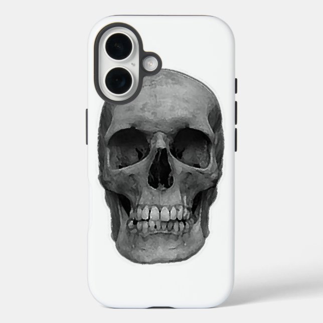 Funda iPhone 16 Calavera (Reverso )