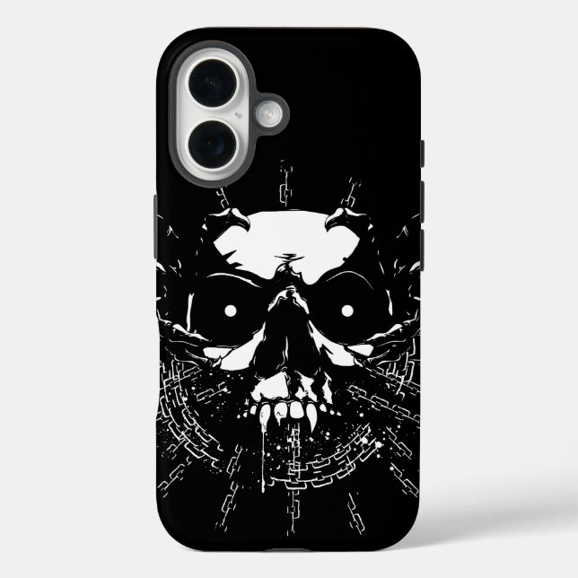 Funda iPhone 16 Calavera (Reverso )