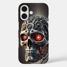 Funda iPhone 16 Calavera Biomecánica
