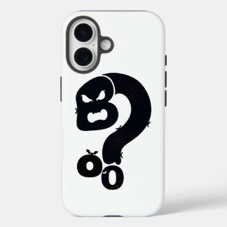 Funda iPhone 16 Calavera de Boo con Signo de Interrogación