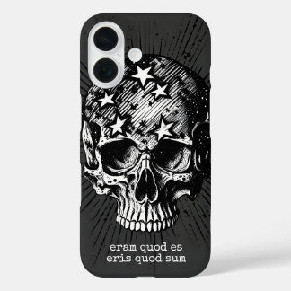 Funda iPhone 16 Calavera & Estrellas III