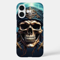 Calavera pirata con estuche para iPhone Swords / i
