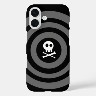 Funda iPhone 16 ~ Calavera y Huesos Cruzados ~