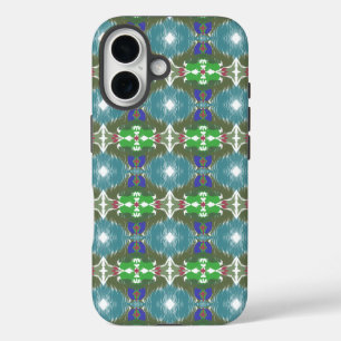 Funda iPhone 16 Calidoscopio Marea Esmeralda