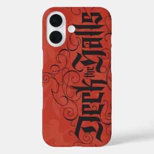 Funda iPhone 16 Caligrafía de Navidades tradicionales - Deck the H