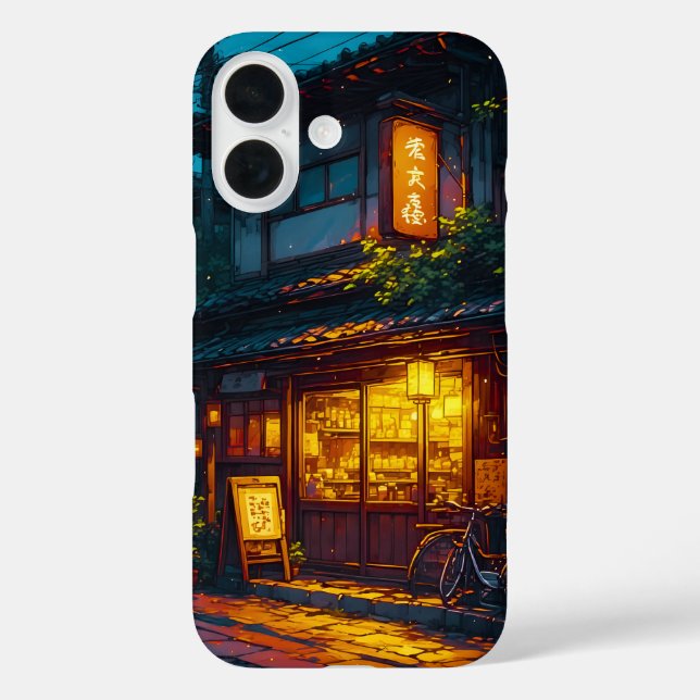 Funda iPhone 16 Callada calle comercial (Reverso )