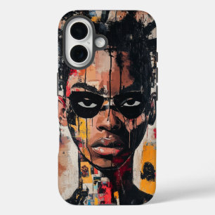 Funda iPhone 16 Calle Art Vibes Negrita estuche para teléfono de c