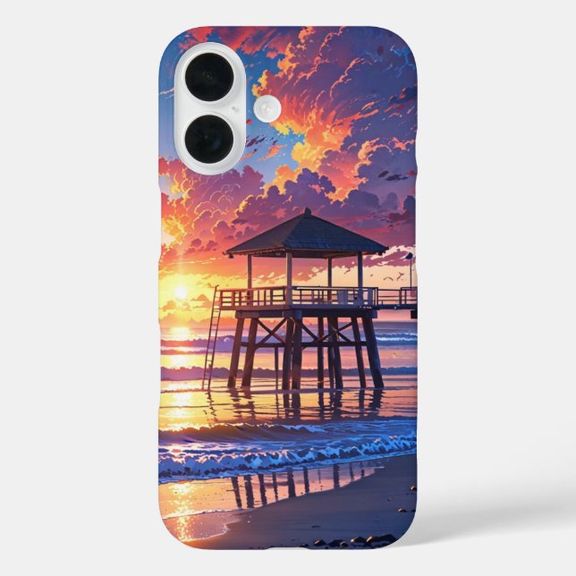 Funda iPhone 16 Calle Sunset Beach (Reverso )