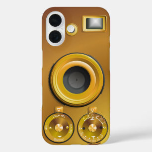 Funda iPhone 16 Cámara Steampunk antigua
