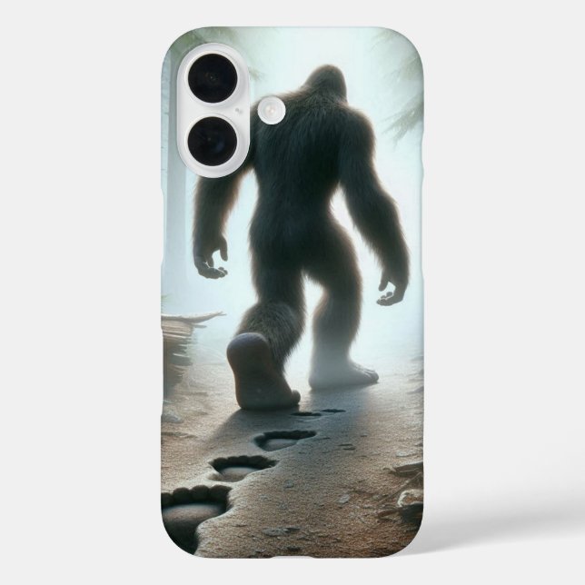 Funda iPhone 16 Camino de huellas digitales (Reverso )