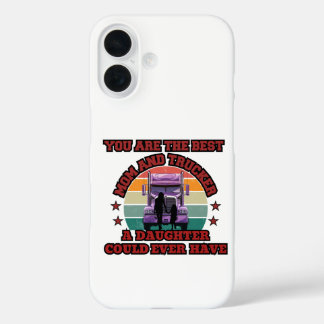 Funda iPhone 16 Camionero Madre Hija Bond Family Road Love