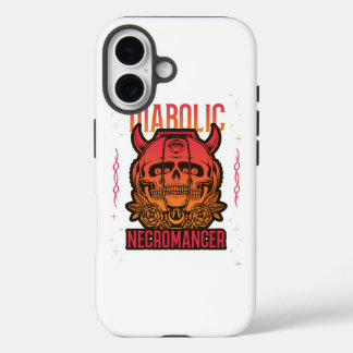 Funda iPhone 16 Camiseta gótica de Halloween