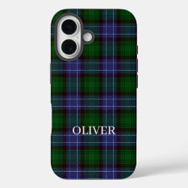 Funda iPhone 16 Campbell Tartan Green Plaid