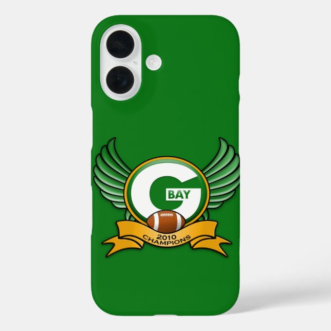 Funda iPhone 16 Campeones de Green Bay 2010 (Reverso )