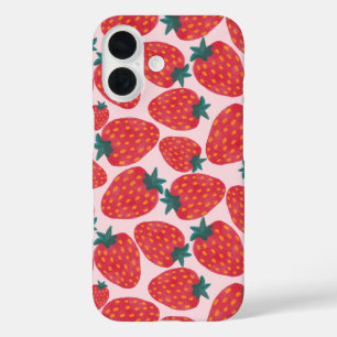 Funda iPhone 16 Campo de fresa