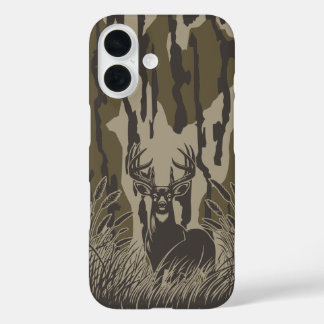 Funda iPhone 16 Camuflaje de tierras bajas para caza de venado col