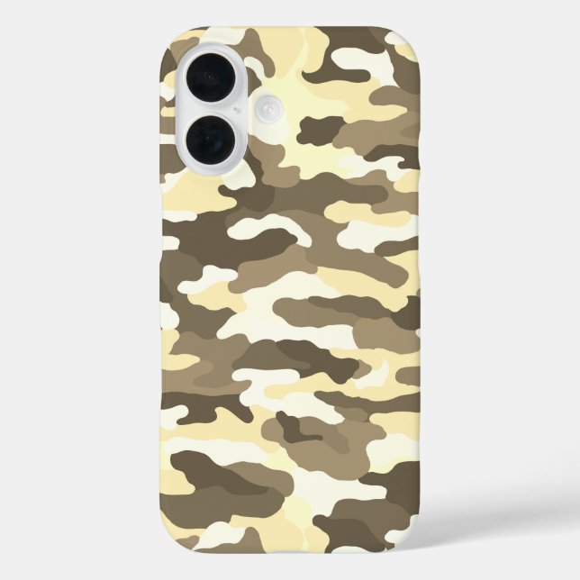 Funda iPhone 16 Camuflaje del desierto (Reverso )