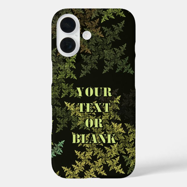Funda iPhone 16 Camuflaje Fractal (Reverso )