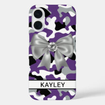 Camuflaje personalizado morado negro brillante